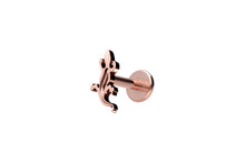 Laden Sie das Bild in den Galerie-Viewer, Titan Innengewinde Labret Gecko Salamander Ohrpiercing piercinginspiration®