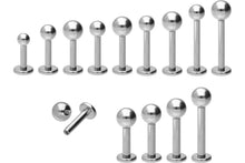 Laden Sie das Bild in den Galerie-Viewer, Titan Innengewinde Labret Ohrpiercing piercinginspiration®