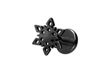 Laden Sie das Bild in den Galerie-Viewer, Titan Innengewinde Labret Schneeflocke Barbell Innengewinde Ohrpiercing piercinginspiration®