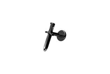 Laden Sie das Bild in den Galerie-Viewer, Titan Innengewinde Labret Schwert Dolch Ohrpiercing Platte Flach piercinginspiration®