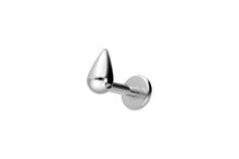 Laden Sie das Bild in den Galerie-Viewer, Titan Tropfen Innengewinde Labret Kristall Barbell Innengewinde Ohrpiercing piercinginspiration®