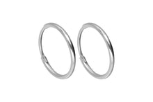 Laden Sie das Bild in den Galerie-Viewer, Titan Kreolen Clicker Ring Paar Ohrstecker Ohrringe piercinginspiration®