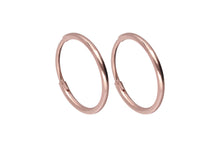 Laden Sie das Bild in den Galerie-Viewer, Titan Kreolen Clicker Ring Paar Ohrstecker Ohrringe piercinginspiration®
