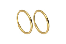 Laden Sie das Bild in den Galerie-Viewer, Titan Kreolen Clicker Ring Paar Ohrstecker Ohrringe piercinginspiration®