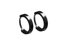 Laden Sie das Bild in den Galerie-Viewer, Titan Kreolen Clicker Ring Ohrstecker Paar Breit Ohrringe piercinginspiration®