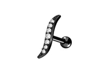 Laden Sie das Bild in den Galerie-Viewer, Titan Schwung Ohrstecker Ohrpiercing piercinginspiration®