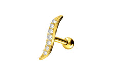 Laden Sie das Bild in den Galerie-Viewer, Titan Schwung Ohrstecker Ohrpiercing piercinginspiration®
