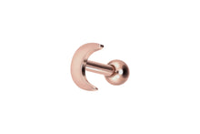 Laden Sie das Bild in den Galerie-Viewer, Titan Mond Halbmond Ohrstecker Ohrpiercing piercinginspiration®