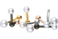 Titan Perle Ohrpiercing Ohrstecker piercinginspiration®