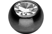 Laden Sie das Bild in den Galerie-Viewer, Titan Kristall Gewindekugel Ersatzkugel piercinginspiration®