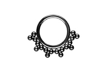 Laden Sie das Bild in den Galerie-Viewer, Titan 18 Kugeln Clicker Ring piercinginspiration®