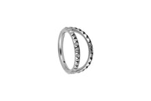 Laden Sie das Bild in den Galerie-Viewer, Titan Nieten Zweifach Doppel Ring 2 Ringe Clicker piercinginspiration®