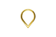 Laden Sie das Bild in den Galerie-Viewer, Titan Spitz Clicker Ring piercinginspiration®