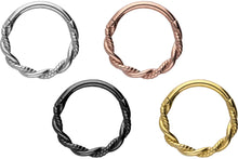 Laden Sie das Bild in den Galerie-Viewer, Clicker Ring Doppelt Gedreht piercinginspiration®