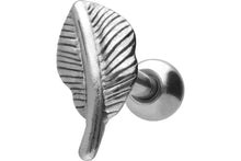 Laden Sie das Bild in den Galerie-Viewer, Feder Ohrpiercing Barbell piercinginspiration®